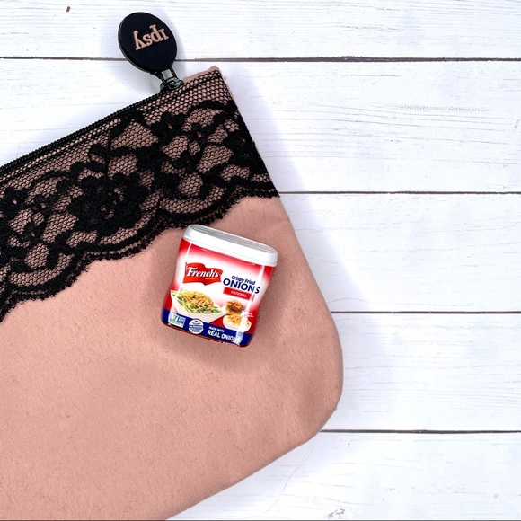 French’s Crispy Fried Onions Pin | Handmade | Mini Brands | NWOT | Quirky | Fun - Picture 3 of 16